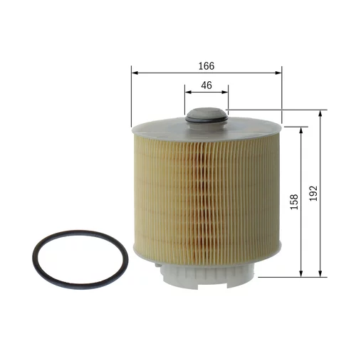 Vzduchový filter BOSCH F 026 400 028 - obr. 4