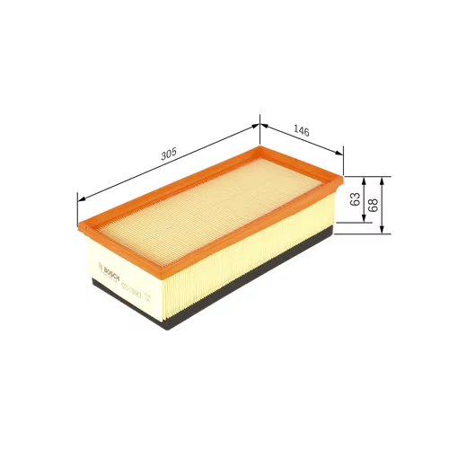 Vzduchový filter BOSCH F 026 400 121 - obr. 4