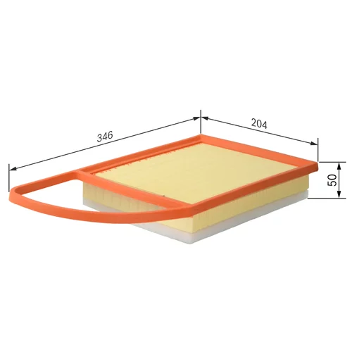 Vzduchový filter F 026 400 220 /BOSCH/ - obr. 4