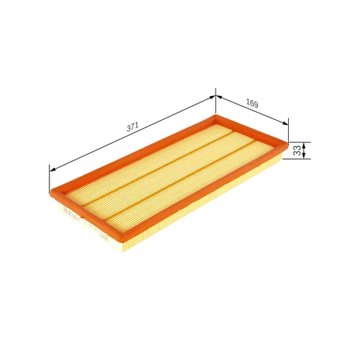 Vzduchový filter F 026 400 326 /BOSCH/ - obr. 4