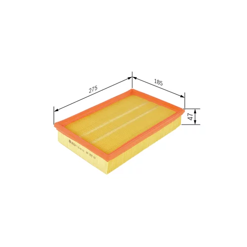 Vzduchový filter BOSCH F 026 400 424 - obr. 4