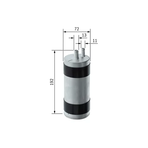 Palivový filter BOSCH F 026 402 144