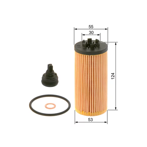 Olejový filter BOSCH F 026 407 277 - obr. 4