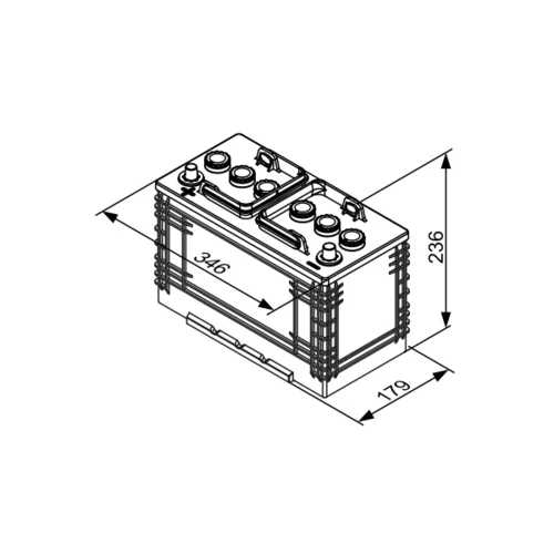 Štartovacia batéria BOSCH 0 092 T30 370 - obr. 4