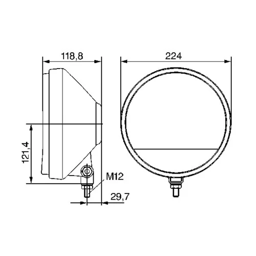 Diaľkový svetlomet BOSCH 0 306 003 001 - obr. 4