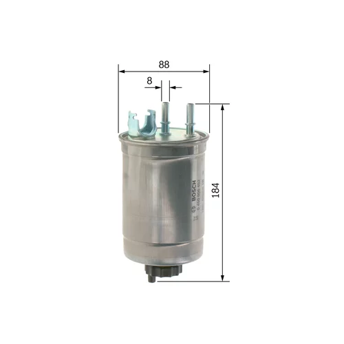 Palivový filter BOSCH 0 450 906 452 - obr. 4