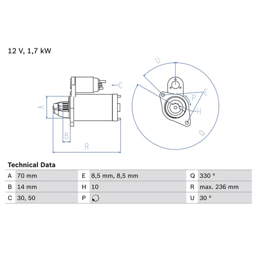 Štartér 0 986 018 180 /BOSCH/ - obr. 4