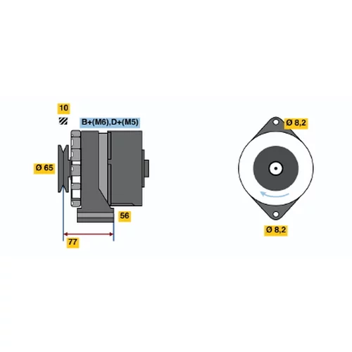 Alternátor BOSCH 0 986 030 880