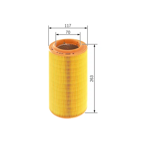 Vzduchový filter BOSCH 1 457 433 712 - obr. 4