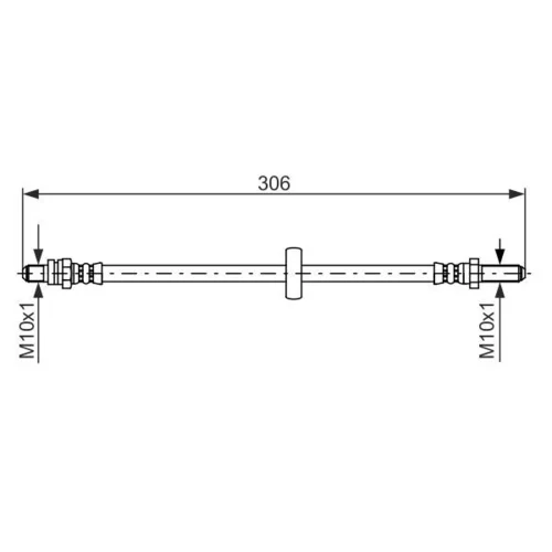 Brzdová hadica 1 987 476 606 /BOSCH/