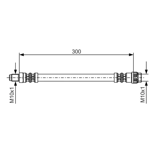 Brzdová hadica BOSCH 1 987 476 699