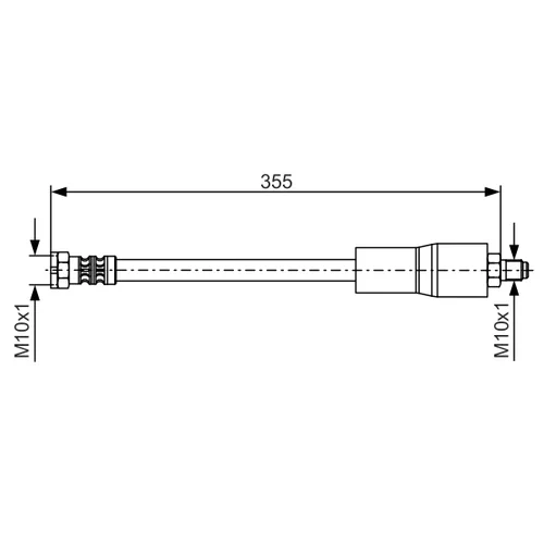 Brzdová hadica BOSCH 1 987 476 751 - obr. 3