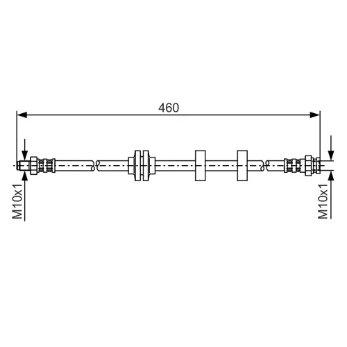 Brzdová hadica BOSCH 1 987 476 972 - obr. 4