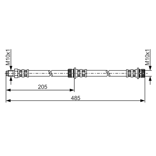 Brzdová hadica BOSCH 1 987 481 055 - obr. 4