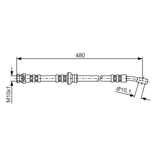 Brzdová hadica 1 987 481 065 /BOSCH/ - obr. 4