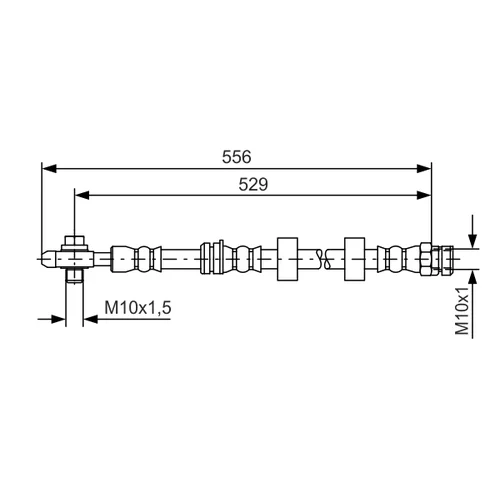 Brzdová hadica BOSCH 1 987 481 375 - obr. 4