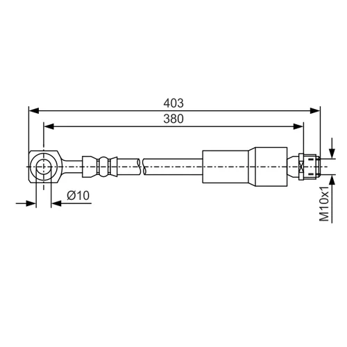 Brzdová hadica BOSCH 1 987 481 545 - obr. 4