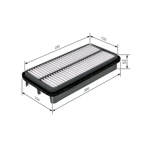 Vzduchový filter BOSCH F 026 400 038 - obr. 4