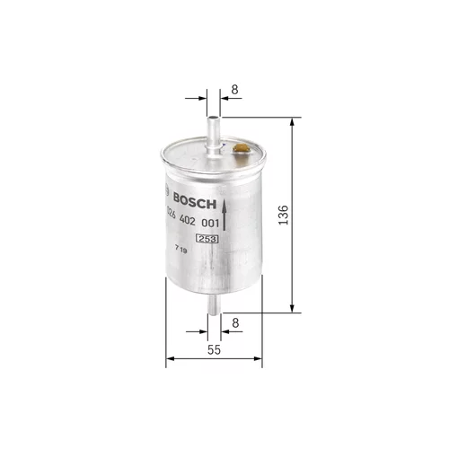 Palivový filter F 026 402 001 /BOSCH/ - obr. 4