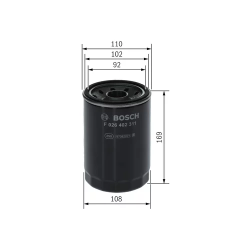 Palivový filter F 026 402 311 /BOSCH/