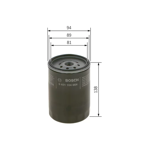 Olejový filter BOSCH 0 451 104 064 - obr. 4