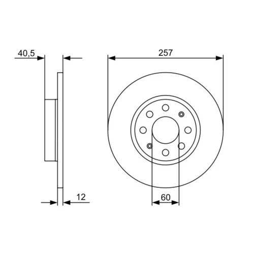 Brzdový kotúč 0 986 479 C11 /BOSCH/ - obr. 4