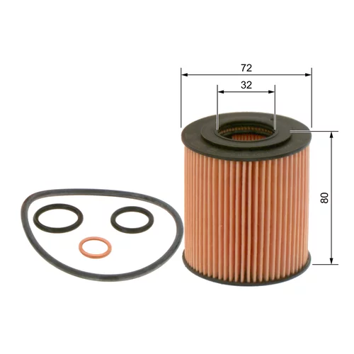 Olejový filter BOSCH 1 457 429 262 - obr. 4