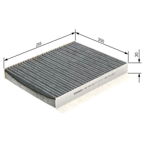 Filter vnútorného priestoru BOSCH 1 987 432 354 - obr. 4