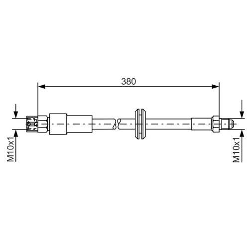 Brzdová hadica BOSCH 1 987 476 140 - obr. 3