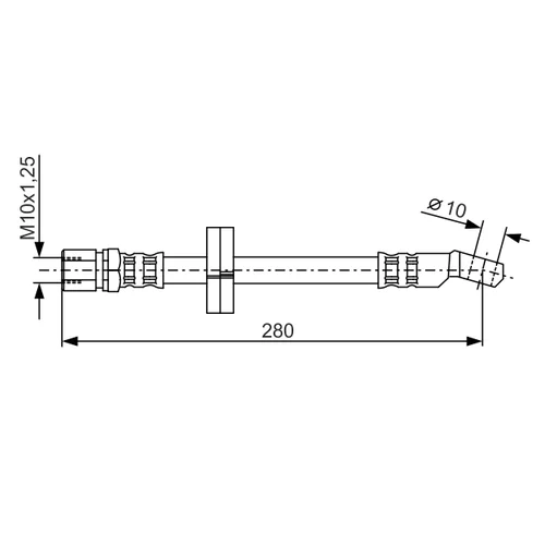 Brzdová hadica BOSCH 1 987 476 239