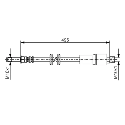 Brzdová hadica BOSCH 1 987 481 005 - obr. 4