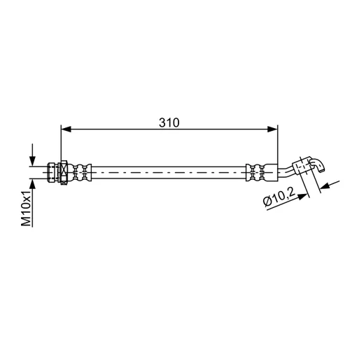 Brzdová hadica BOSCH 1 987 481 891 - obr. 4