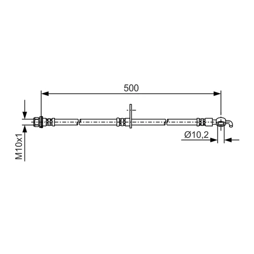 Brzdová hadica BOSCH 1 987 481 A36 - obr. 4
