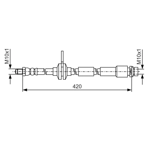 Brzdová hadica BOSCH 1 987 481 A43 - obr. 4