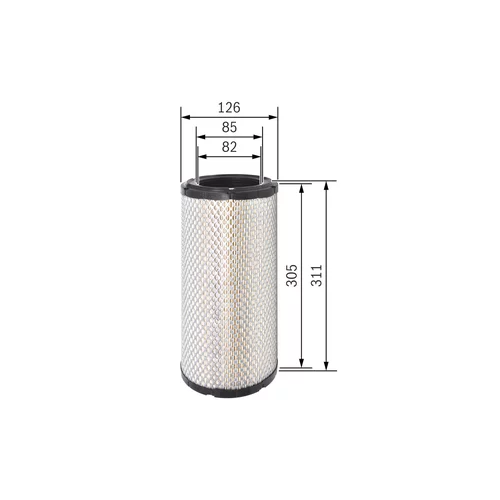 Vzduchový filter F 026 400 318 /BOSCH/ - obr. 4