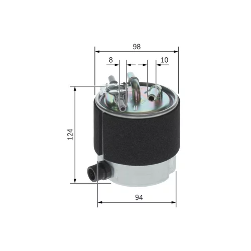 Palivový filter BOSCH F 026 402 125 - obr. 4