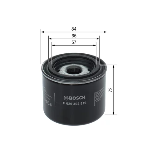 Palivový filter BOSCH F 026 402 819 - obr. 4