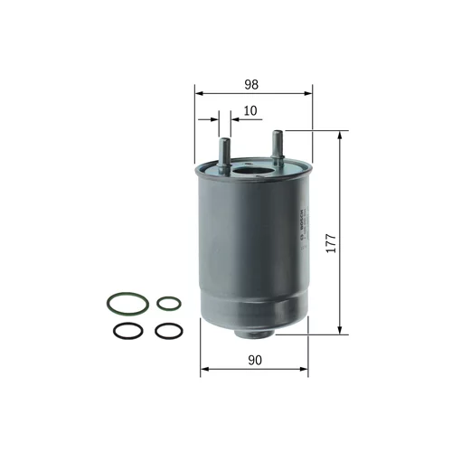 Palivový filter F 026 402 850 /BOSCH/ - obr. 4