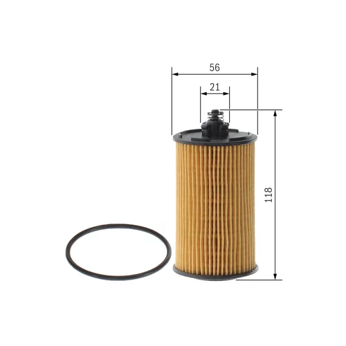 Olejový filter BOSCH F 026 407 338 - obr. 4