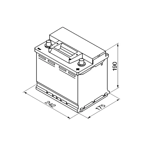 Štartovacia batéria BOSCH 0 092 S30 050 - obr. 4