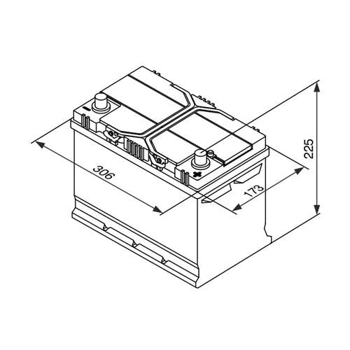 Štartovacia batéria 0 092 S40 280 /BOSCH/ - obr. 4