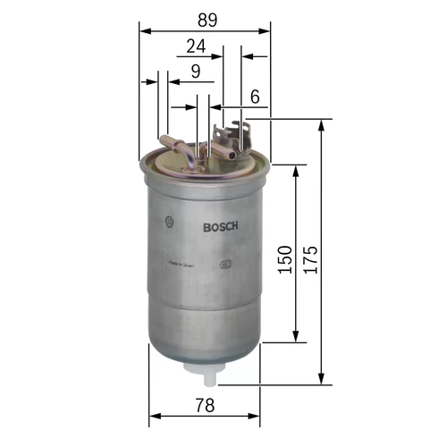 Palivový filter BOSCH 0 450 906 174 - obr. 4