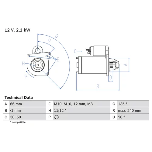 Štartér 0 986 020 131 /BOSCH/ - obr. 4