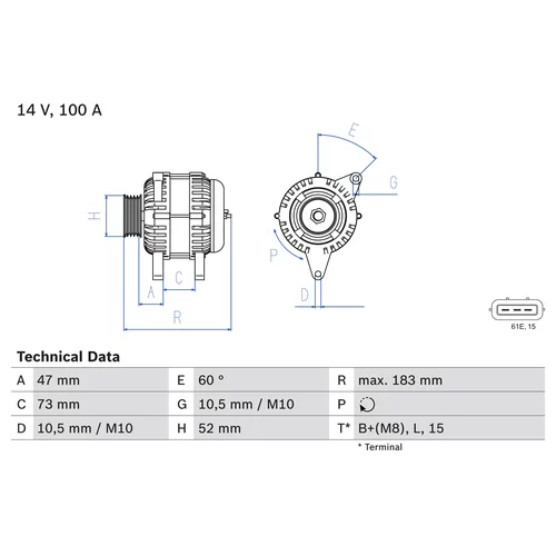 Alternátor BOSCH 0 986 080 920