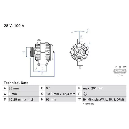 Alternátor BOSCH 0 986 084 520