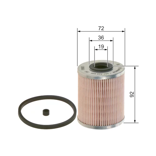 Palivový filter BOSCH 1 457 429 656 - obr. 4