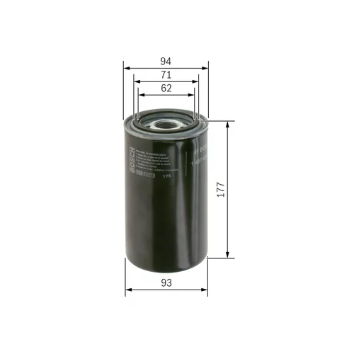 Palivový filter BOSCH 1 457 434 180 - obr. 4