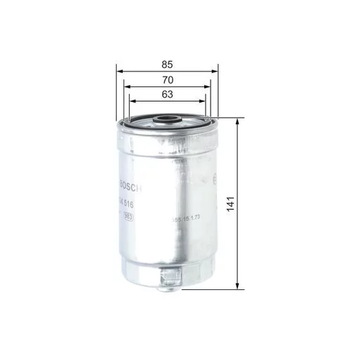 Palivový filter 1 457 434 516 /BOSCH/ - obr. 4