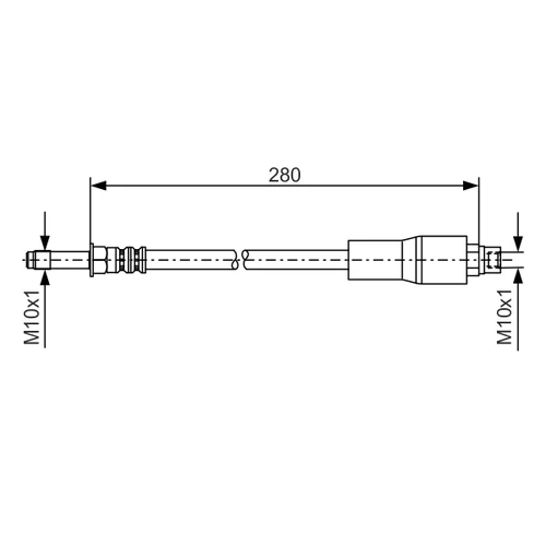 Brzdová hadica BOSCH 1 987 476 173 - obr. 4