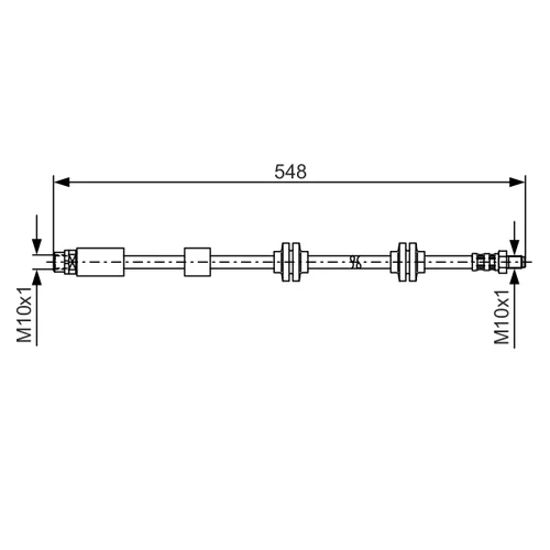 Brzdová hadica BOSCH 1 987 476 360 - obr. 4
